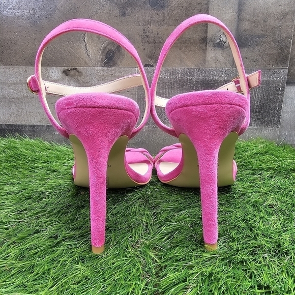 New STUART WEITZMAN DANCER TWISTIE 100 SUEDE SANDAL 8.5 - Picture 5 of 11